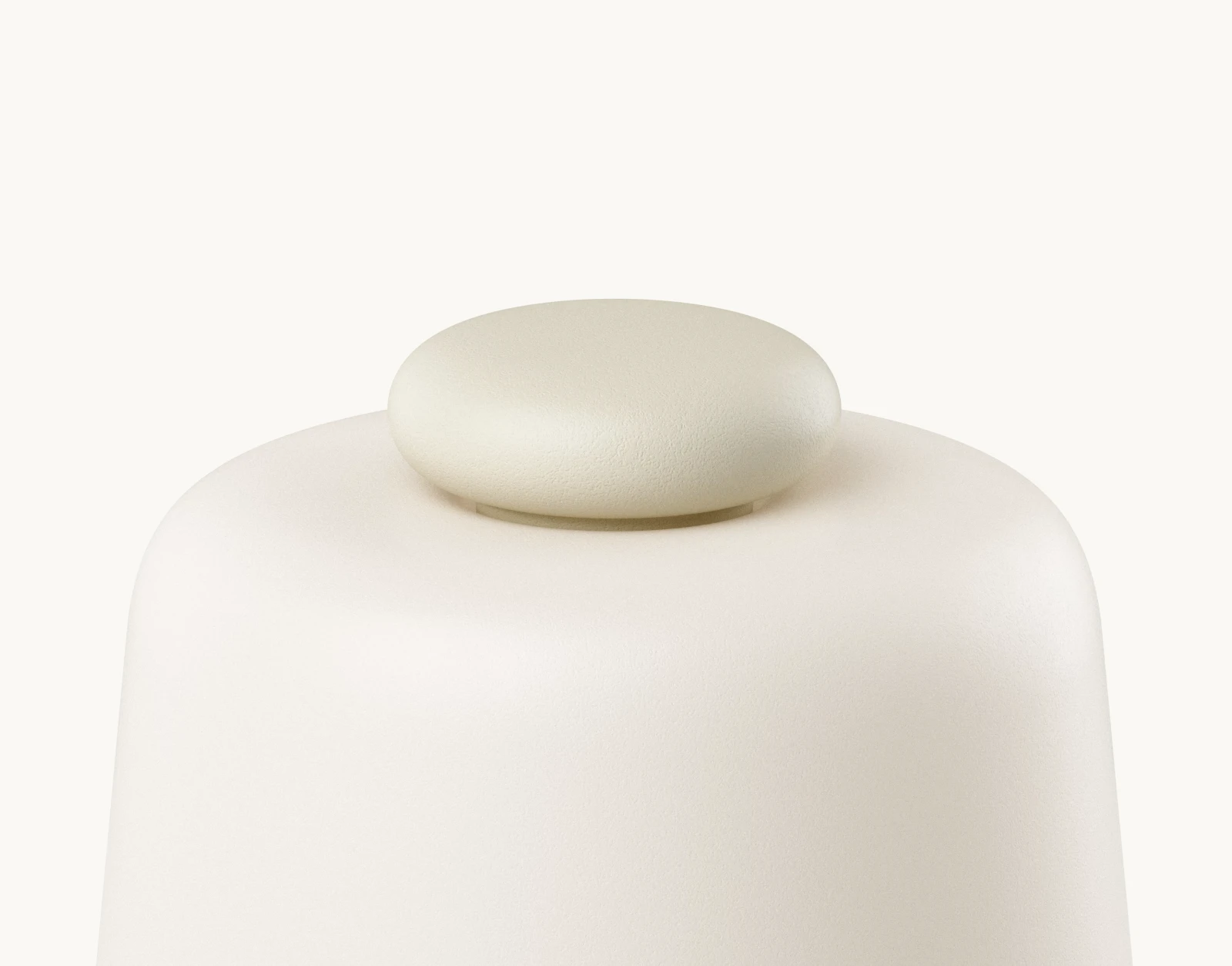 Closeup of top button on a Hatch Baby Putty