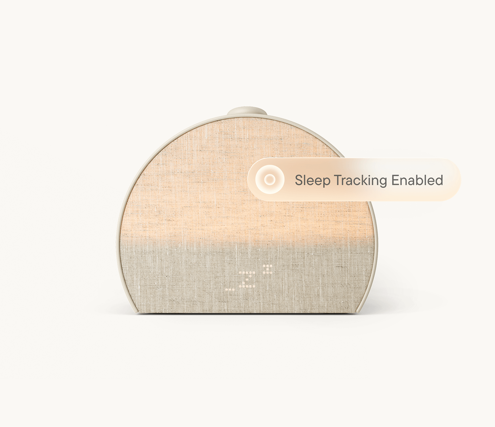 Hatch Sleep Clock Putty front view