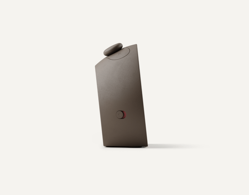Hatch Sleep Clock Cocoa side view