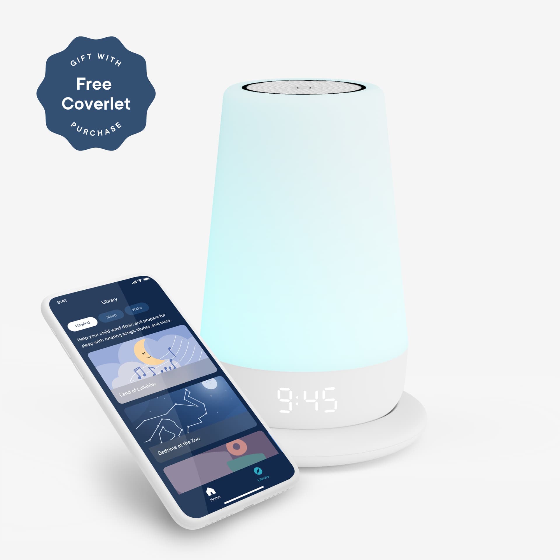 Hatch Rest+ 2nd gen Portable backupbattery powered, Night Light