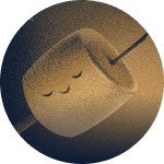 Icon with illustration of a marshmallow