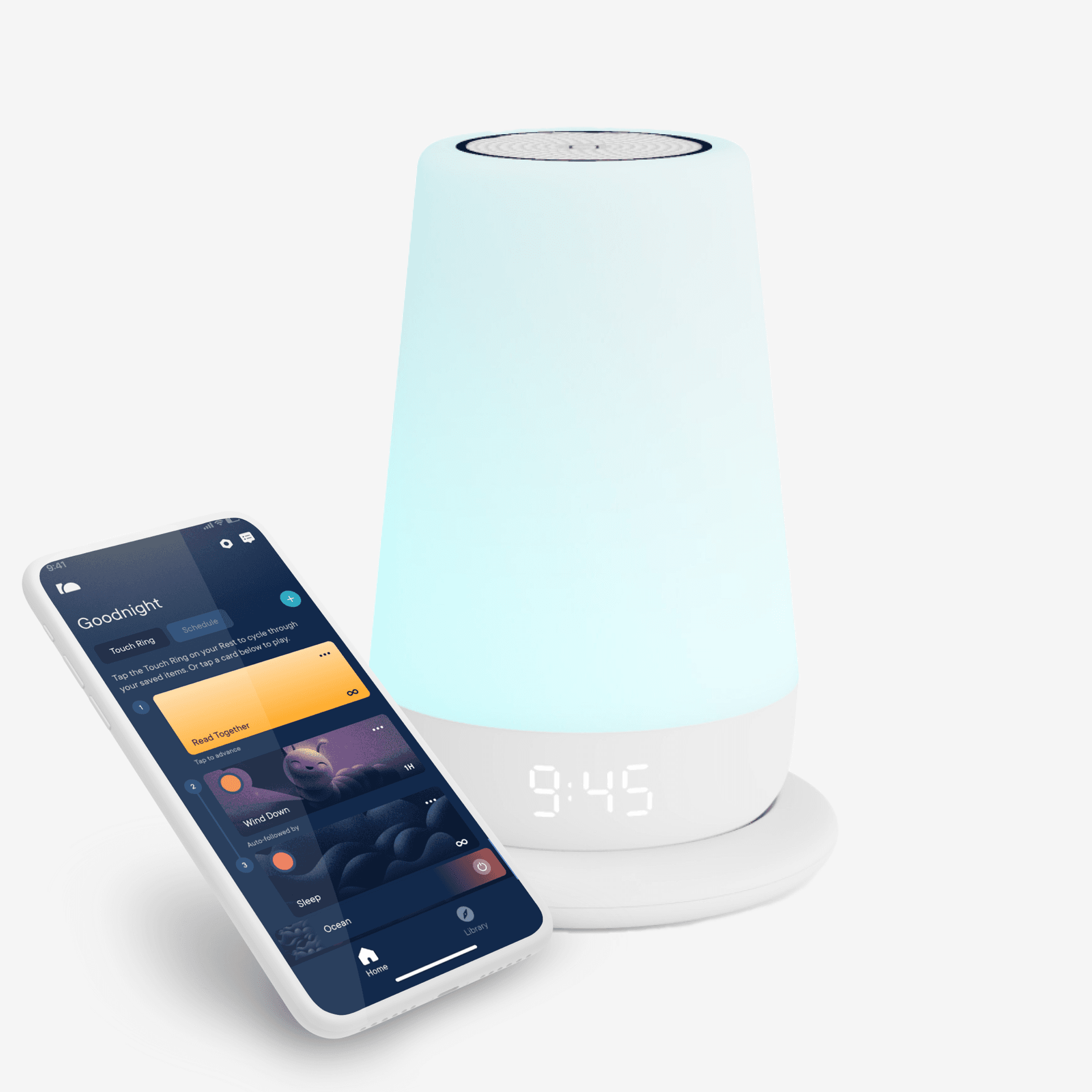 Hatch Rest+ 2nd gen Portable backupbattery powered, Night Light