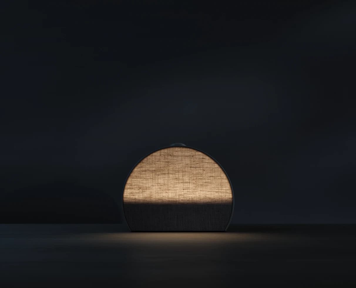 Hatch Restore 3 lit up on a black background