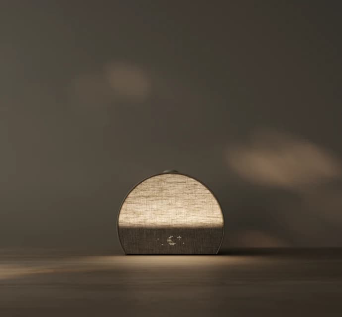 Hatch Restore 3 lit up on a beige background