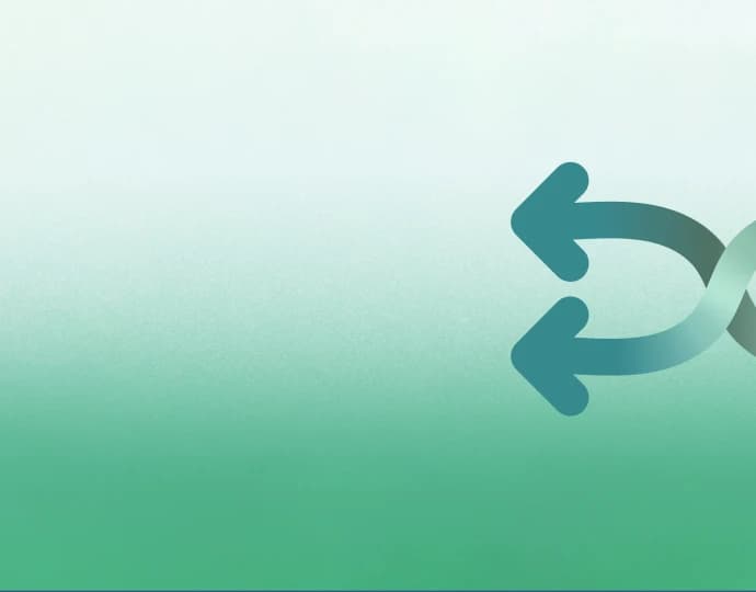 An illustration of crossed arrows