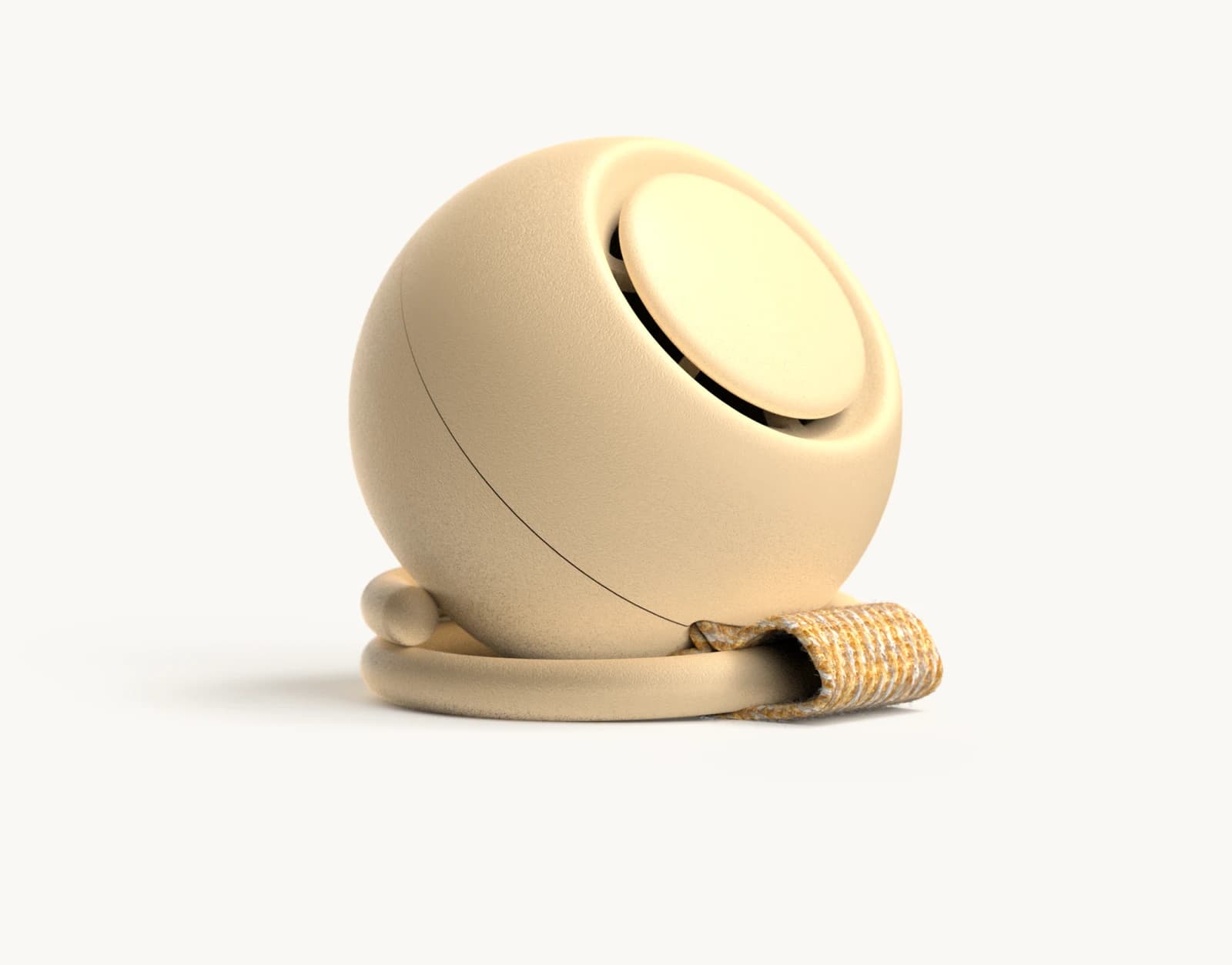 Hathc Go Honey propped up on loop in stand mode