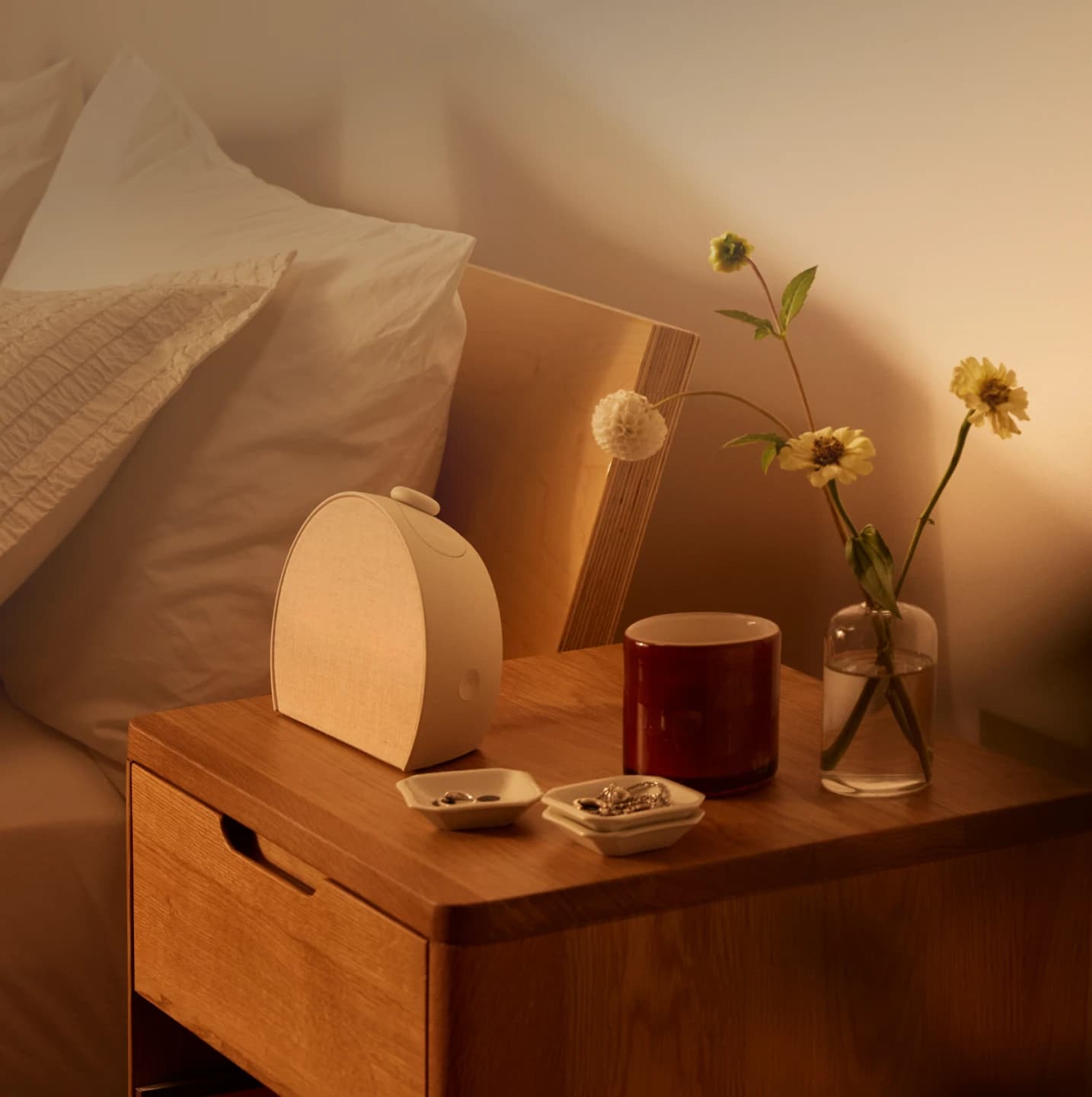 Restore 3 on a nightstand