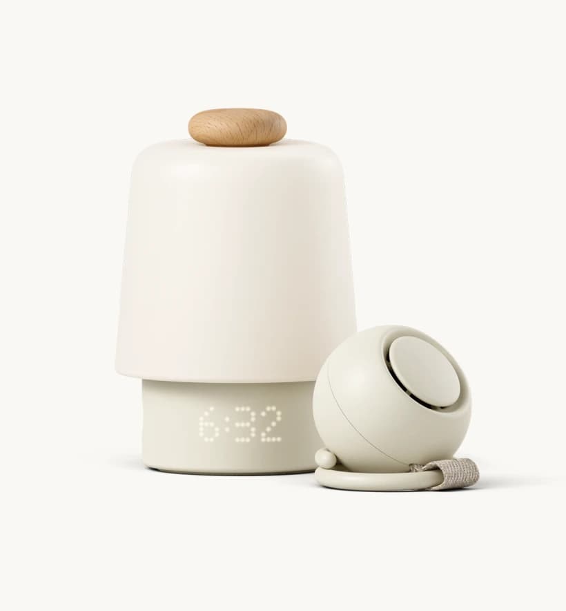 Hatch Baby beechwood and Hatch Go putty together