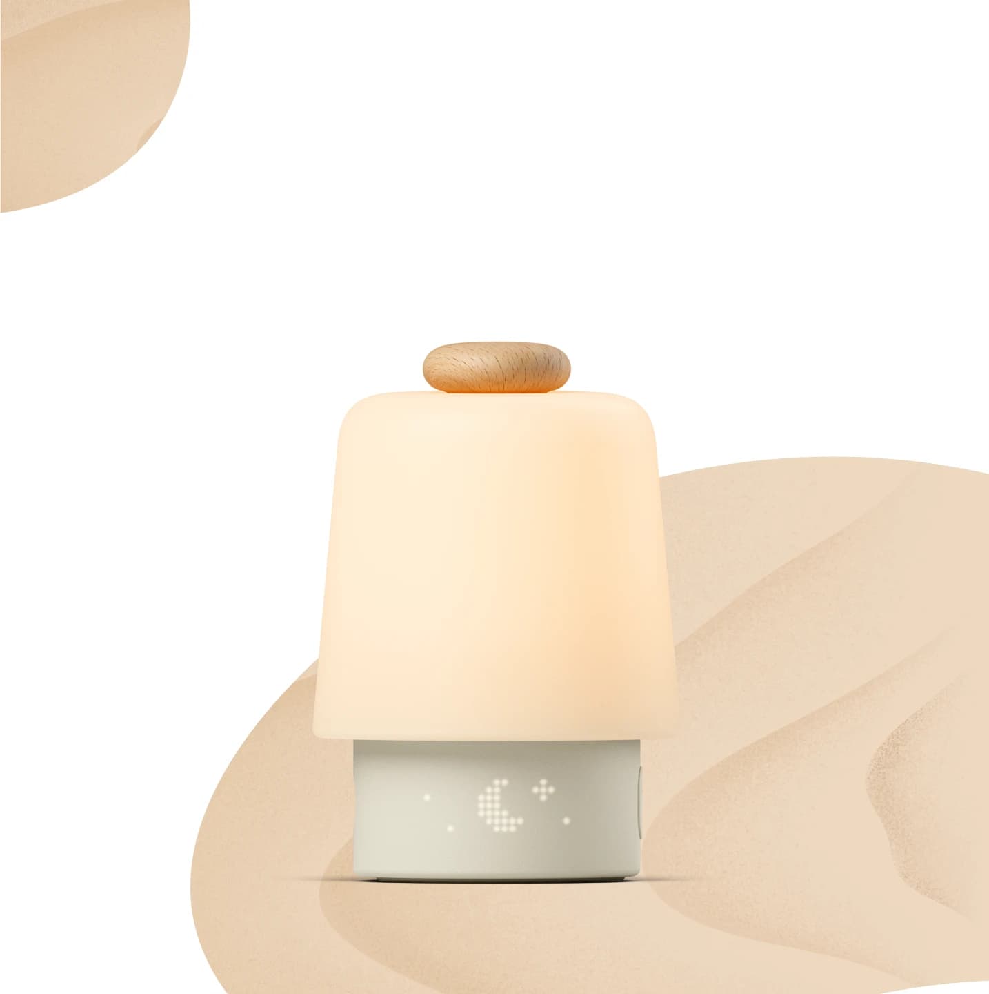 Hatch Baby Beechwood on a stylized background