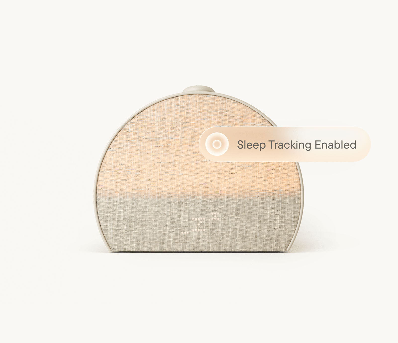Hatch Sleep Clock Putty front view