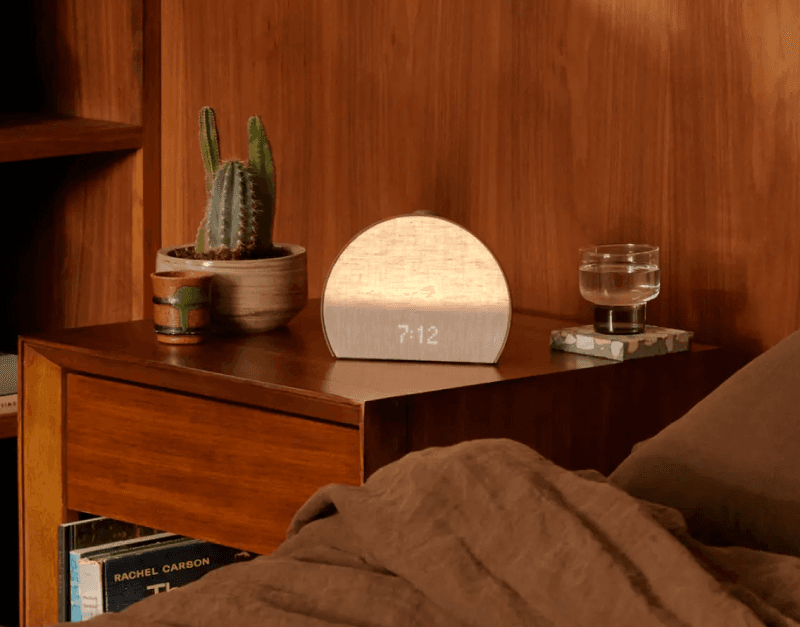 Hatch Sleep Clock Cocoa lifestyle view