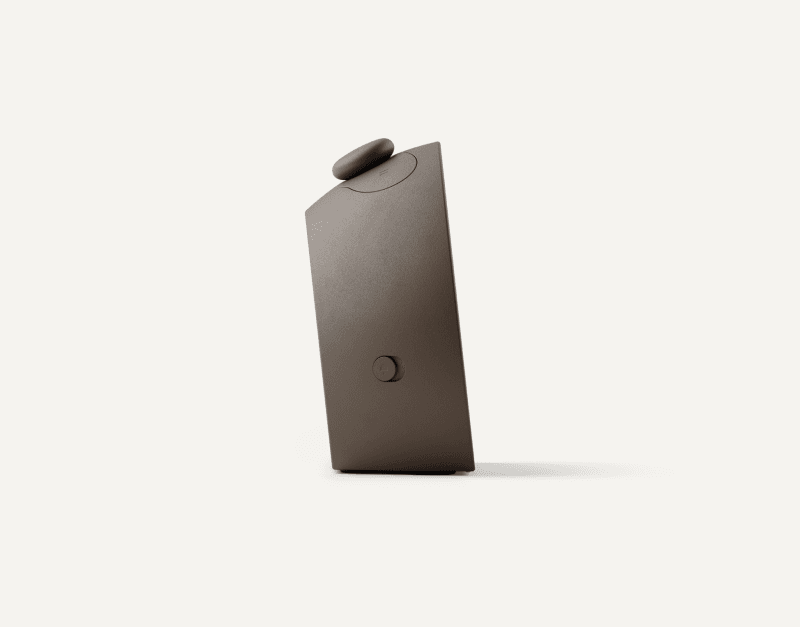 Hatch Sleep Clock Cocoa side view