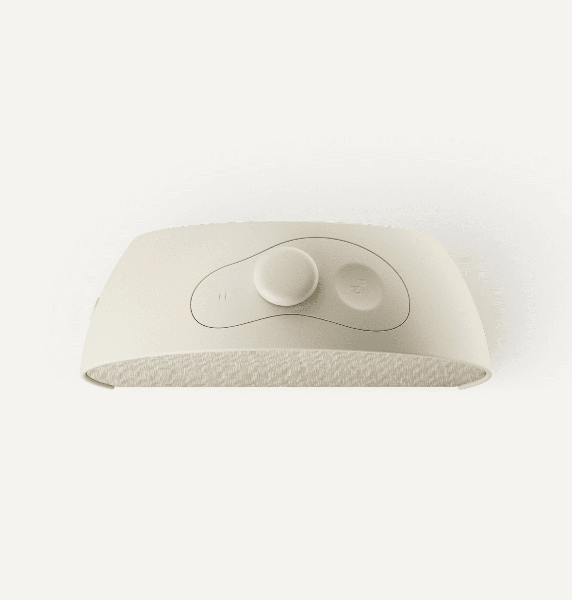 Hatch sleep clock putty top view