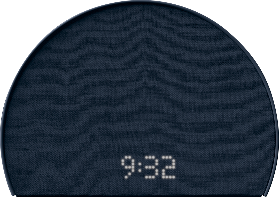 Restore 2 with dimmable clock; clock illuminated
