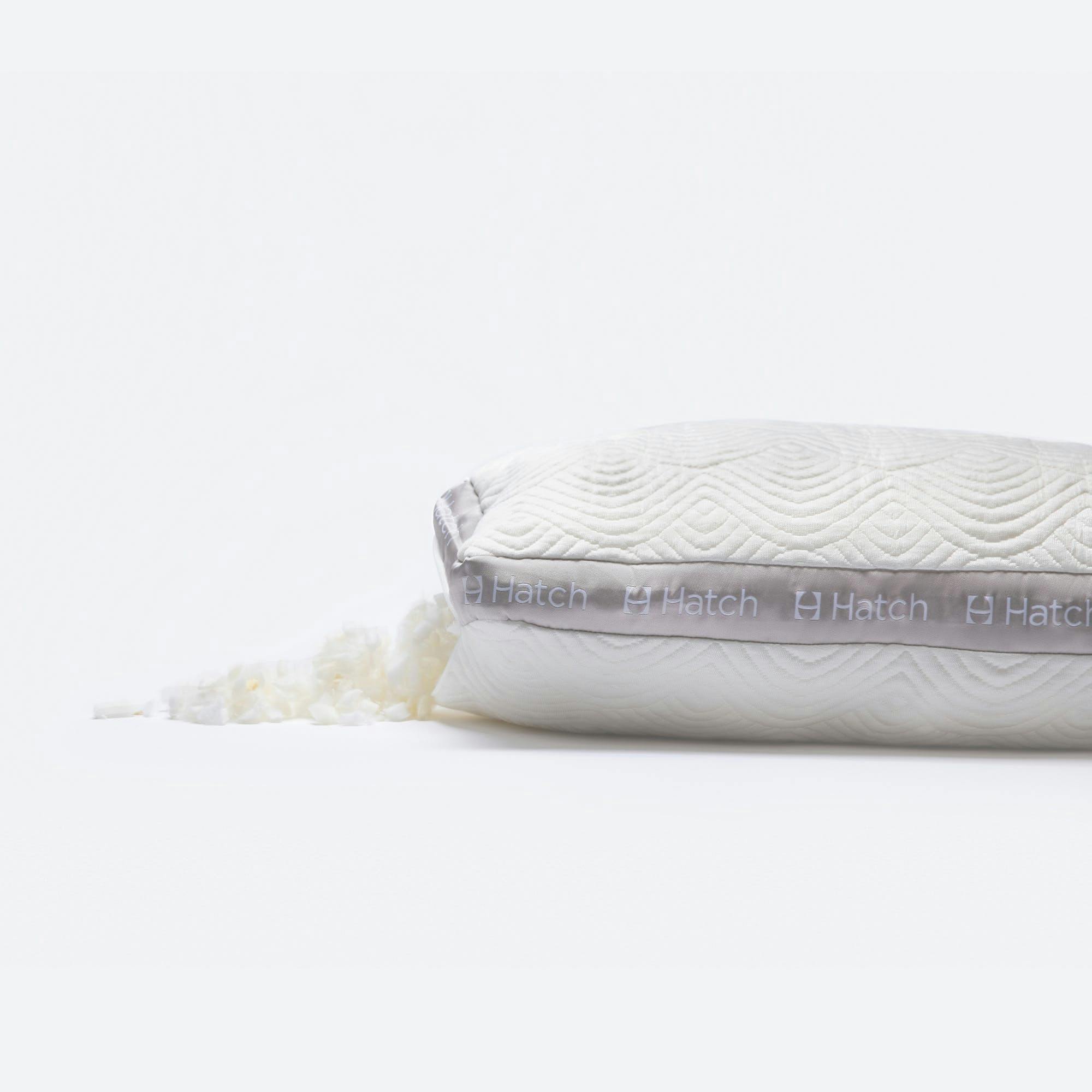 Cloud pillow open, made of comfortable interior filling: shredded memory foam 