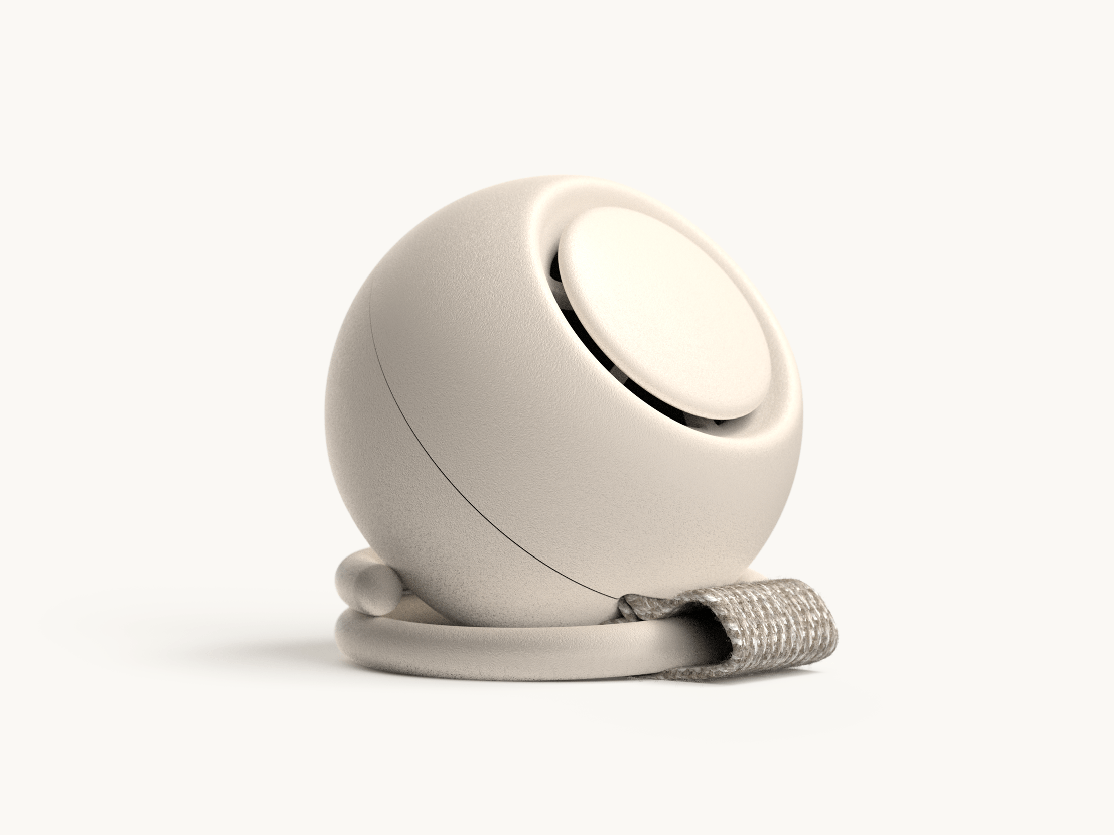 Hatch Go putty colorway sitting on included ring in display mode