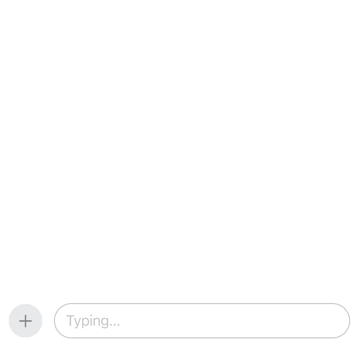 Text message typing indicator