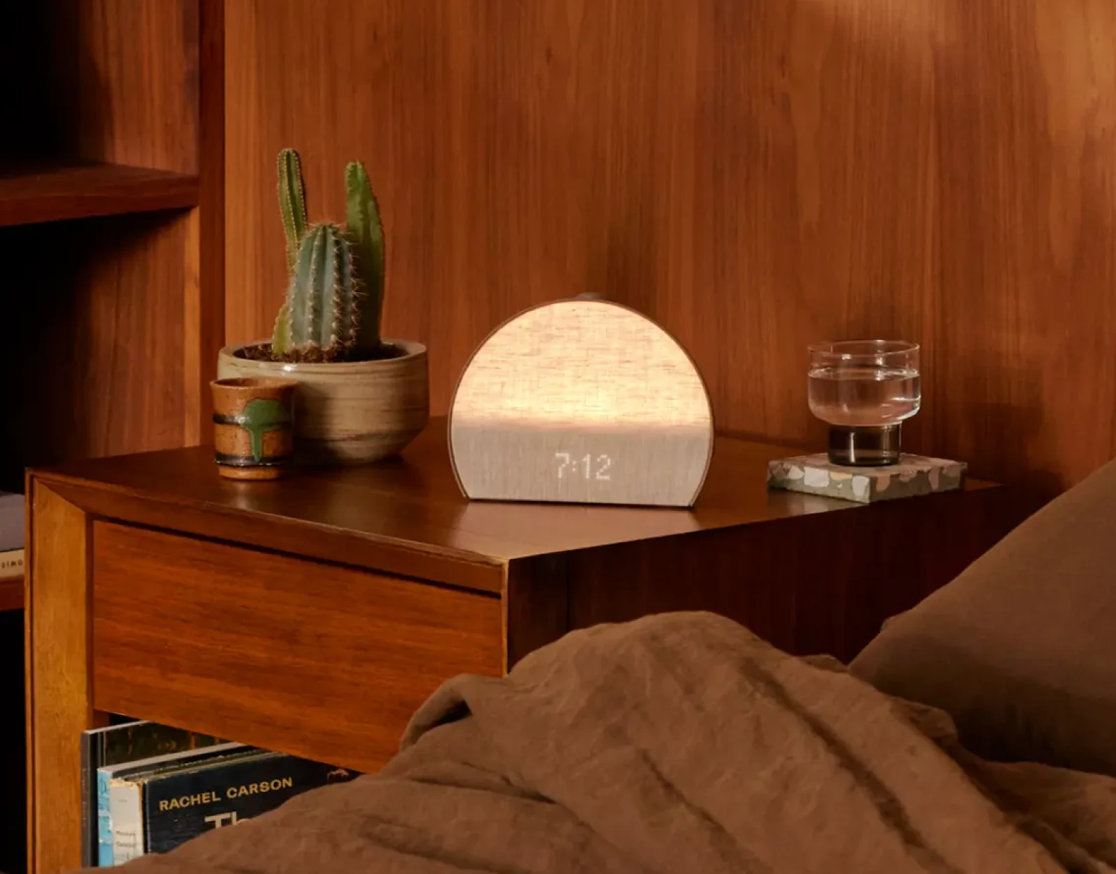 Restore 3 Cocoa on a nightstand