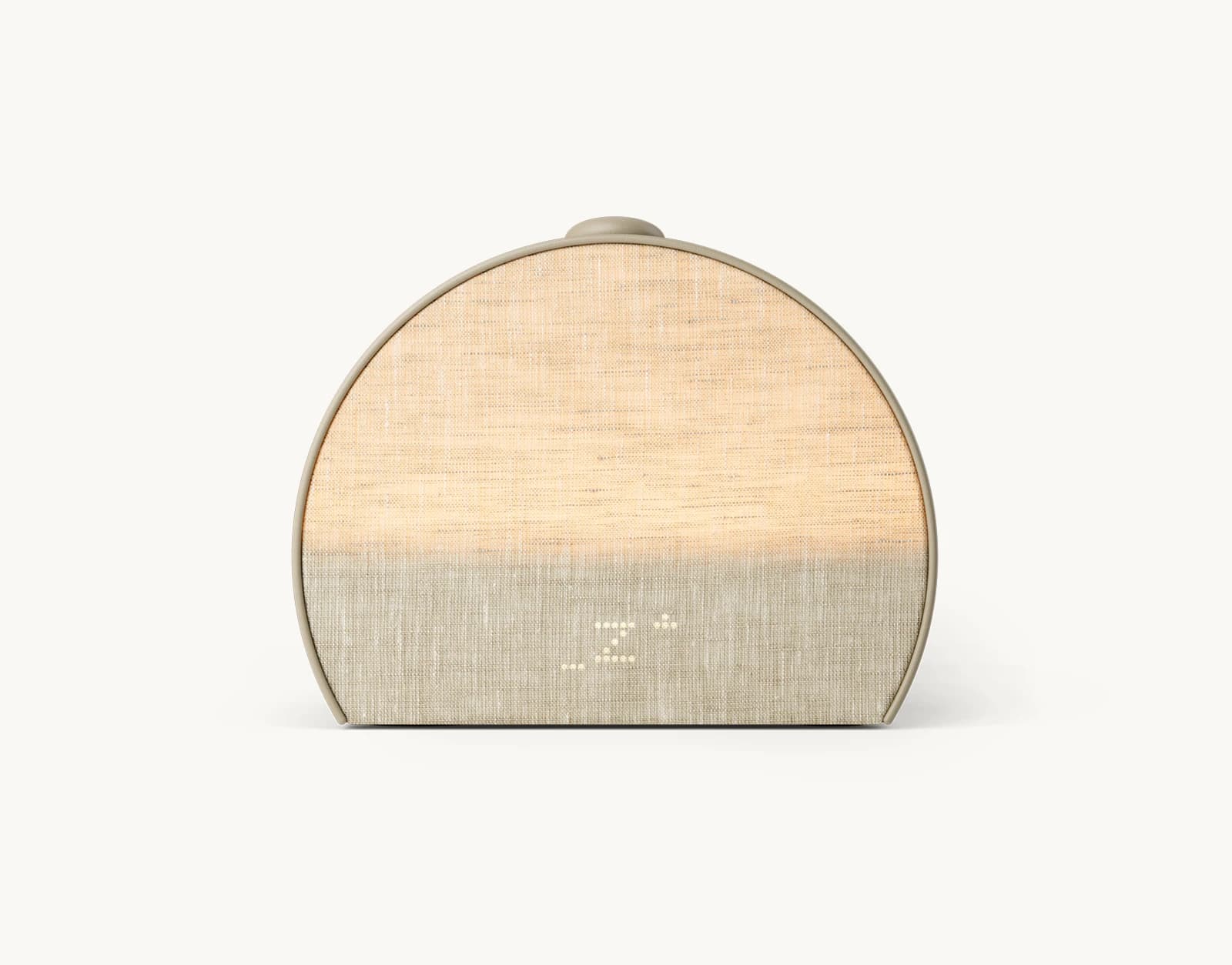 Hatch Sleep Clock greige front view